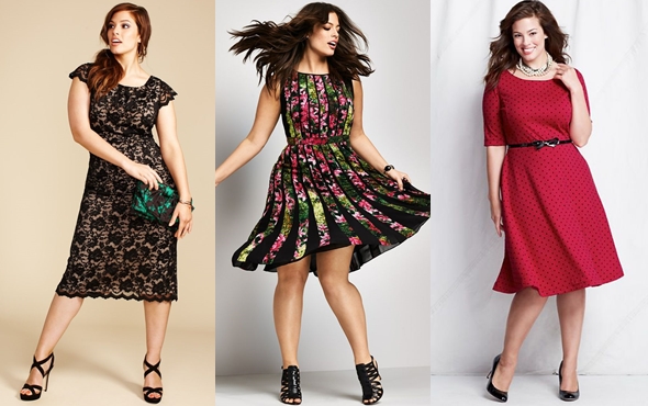 Fashion Kleider für volle Damen