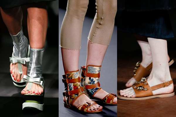 Sandalen Frühling-Sommer 2013