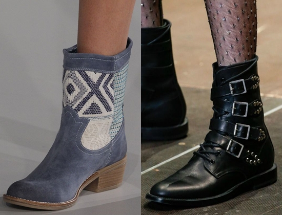 Modische Stiefel Frühjahr 2014