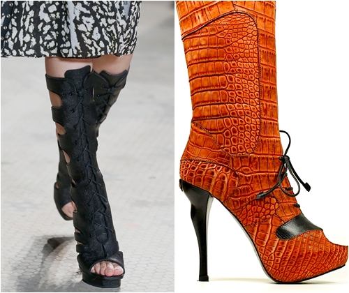 Modische Stiefel Frühling-Sommer 2013