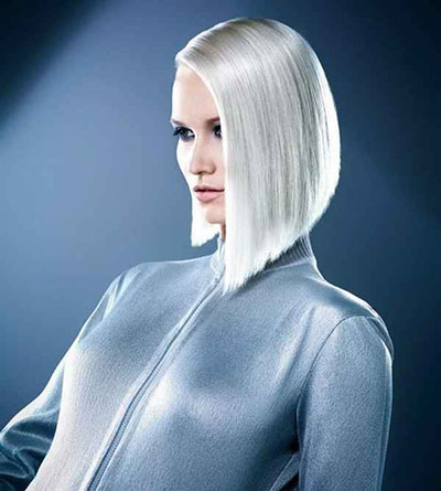 Asymmetrische Haarschnitte für mittellanges Haar