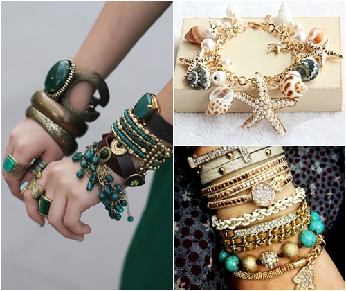 Modische Armbänder Frühling-Sommer 2013