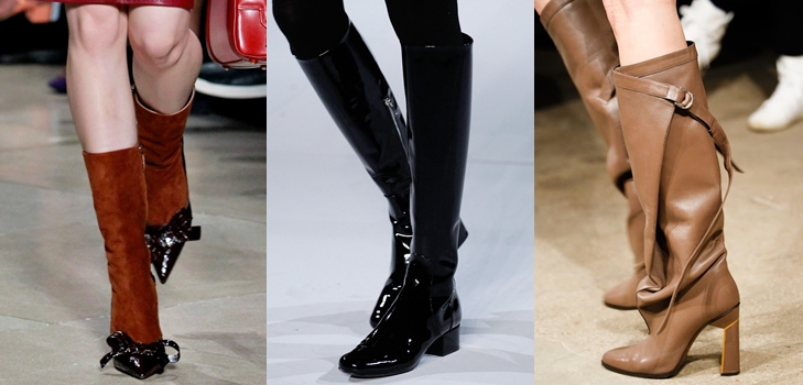 Modische Damenstiefel und Stiefel, Herbst Winter 2015 -2016 (Foto) 