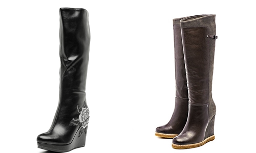 Modische Damenstiefel und Stiefel, Herbst Winter 2015 -2016 (Foto) 