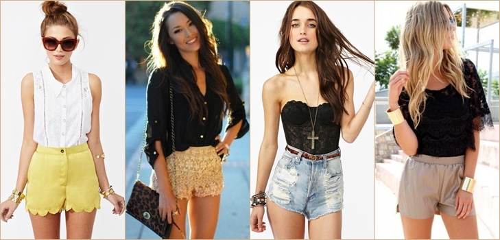 Modische Damen Shorts 2014