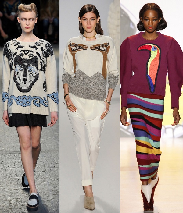 Modische Damen Pullover Herbst Winter 2015-2016: Foto der modischsten Strickpullover 2015