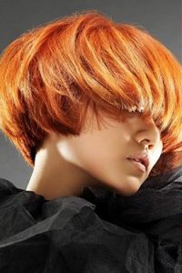 Modische Haarfarbe