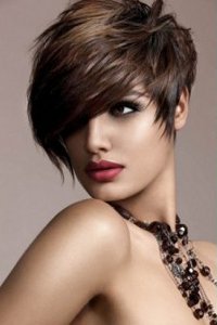 Modische Haarfarbe