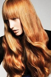 Modische Haarfarbe
