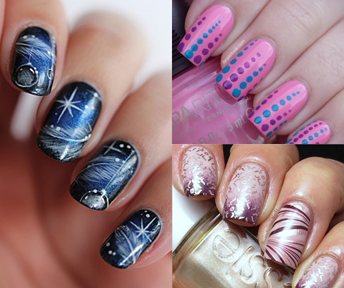 Modischer Nageldesign Winter 2014