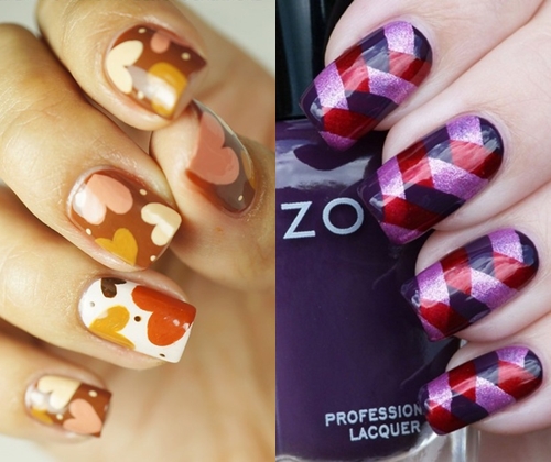 Modischer Nageldesign Winter 2014