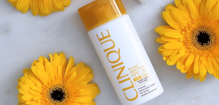 Unsichtbarer Schutz: Gerbstoffe Clinique Mineral Sunscreen