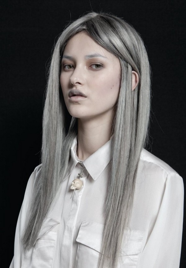 Ashy Haarfarbe