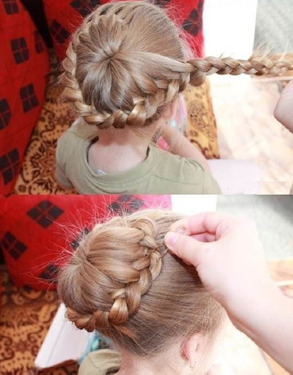 Frisuren für Mädchen mit eigenen Händen für das neue Jahr 2017 Hahn - Ideen für kurze, mittlere und lange Haare, Schritt-für-Schritt-Fotos und Videos
