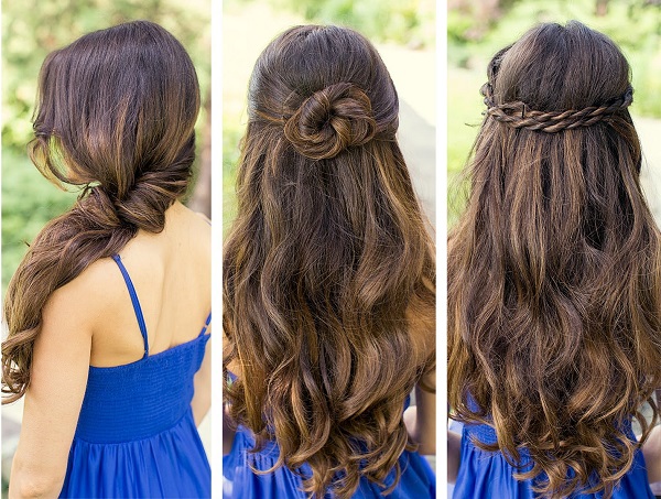 Frisuren für lange Haare zu Hause