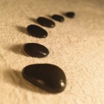 Steintherapie oder Steinmassage