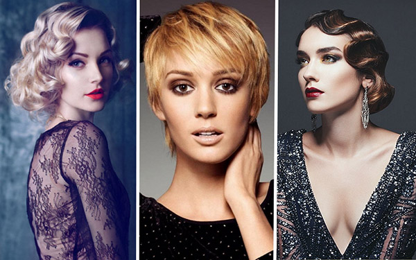 TOP-3 spektakuläre Frisuren für kurze Haare am 8. März