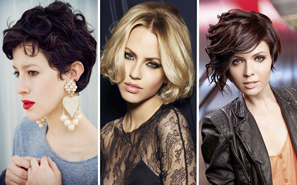 TOP-3 spektakuläre Frisuren für kurze Haare am 8. März