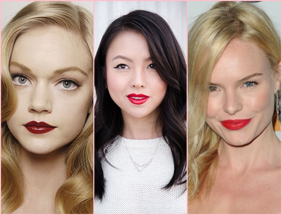 Style-Unterricht: Wie und mit welchem ​​roten Lippenstift
