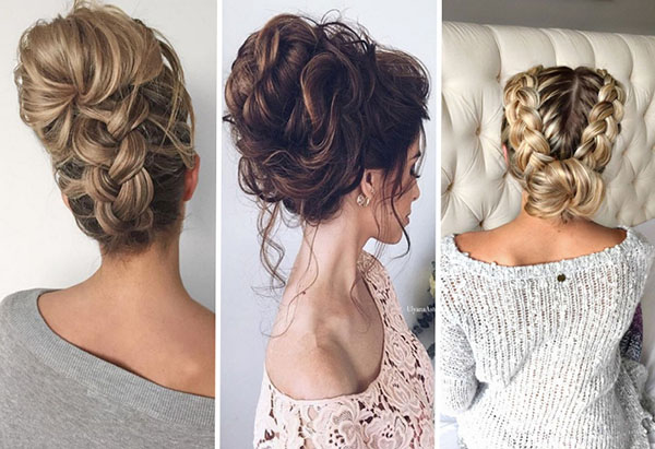 Kränze und Zöpfe: feminine Frisuren für das neue Jahr