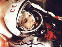 Yuri Gagarin - die erste Person, die ins All fliegt Yuri Gagarin - die erste Person, die ins All fliegt