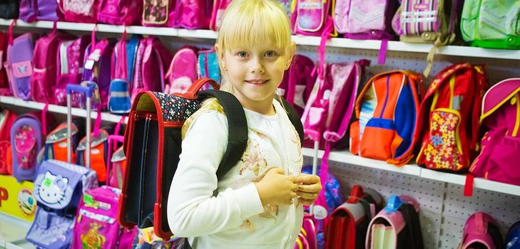 Rucksack für einen Erstklässler