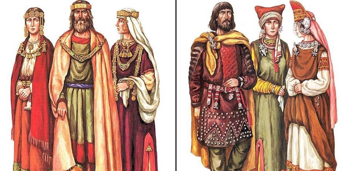 Ancient Rus Kleidung