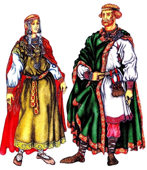 Ancient Rus Kleidung
