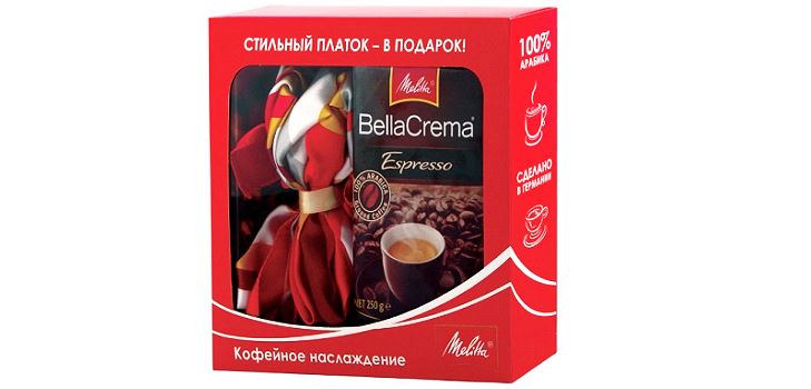 Zwei Genüsse in einem: ein Geschenkset von Melitta mit einem stylischen Schal