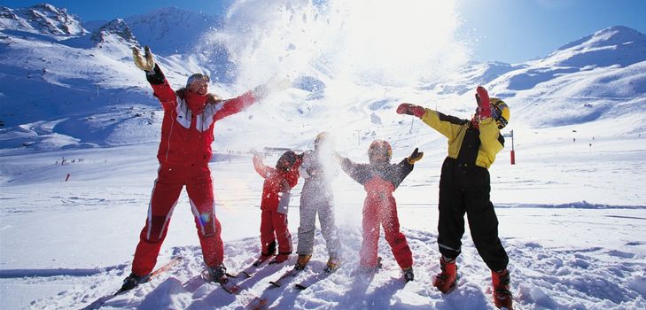 Berg-Ski-Resorts von Russland