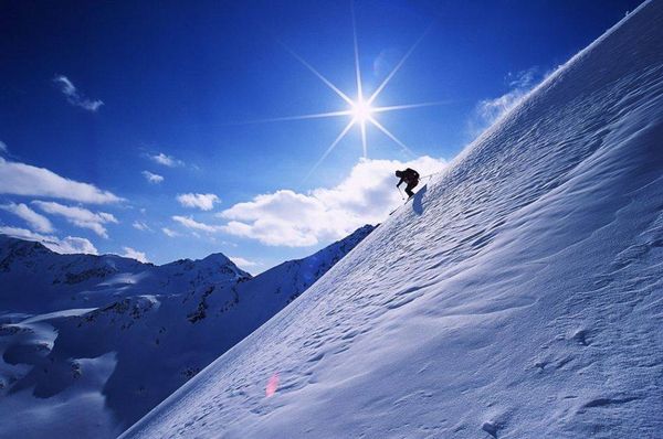 Berg-Ski-Resorts von Russland