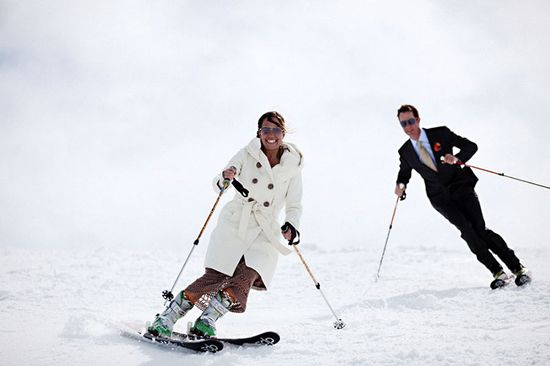 Ideen für ein Hochzeitsfotoshooting im Winter