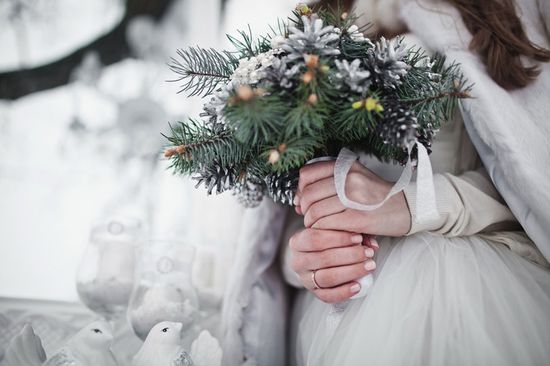 Ideen für ein Hochzeitsfotoshooting im Winter