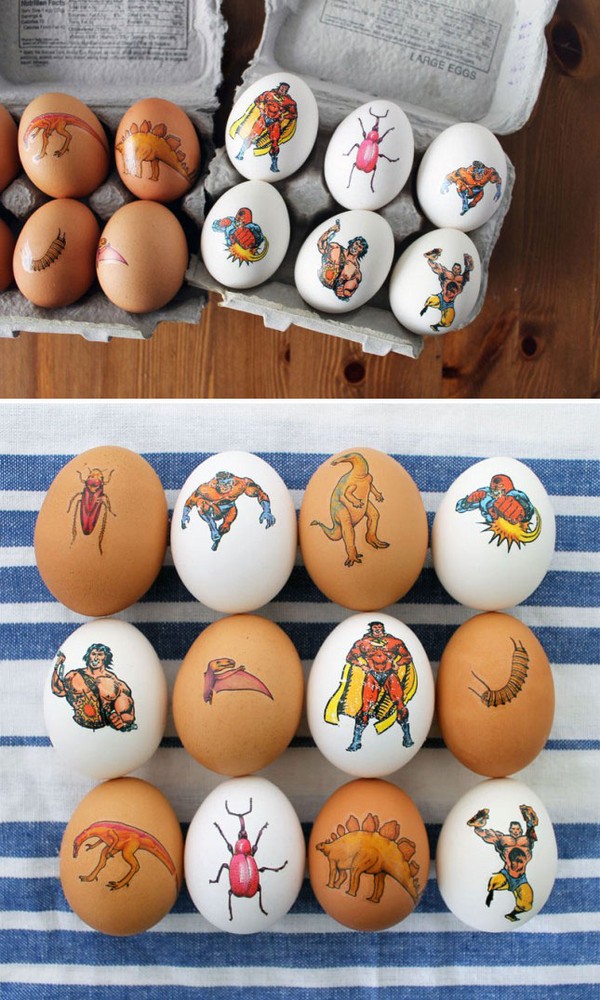 Christus Auferstehung: wie man Eier für Ostern malt