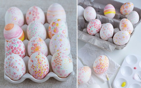 Christus Auferstehung: wie man Eier für Ostern malt