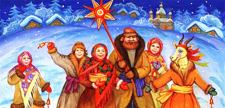 Wie man zu Weihnachten am 6. und 7. Januar und am Neujahrstag richtig caroling, was Sie sagen müssen - Gedichte, Lieder, Rituale, Kostüme