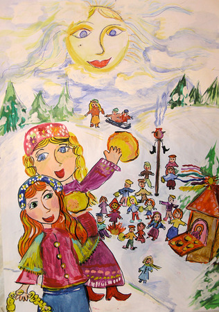 Wie zeichne Fastnacht? Zeichnen Sie einen Frühlingsurlaub mit den Kindern
