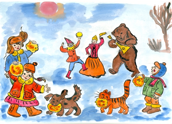 Wie zeichne Fastnacht? Zeichnen Sie einen Frühlingsurlaub mit den Kindern