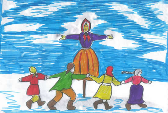 Wie zeichne Fastnacht? Zeichnen Sie einen Frühlingsurlaub mit den Kindern