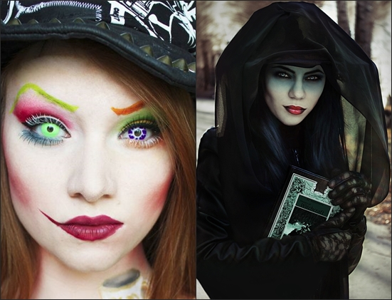 Wie man ein Hexenbild für Halloween erstellt
