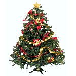 Wie man einen Weihnachtsbaum schmückt