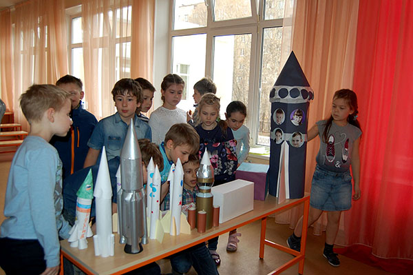 Klassenstunde für den Kosmonautik-Tag
