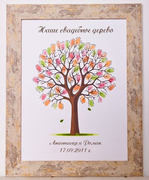 Baum der Wünsche für die Hochzeit mit ihren eigenen Händen