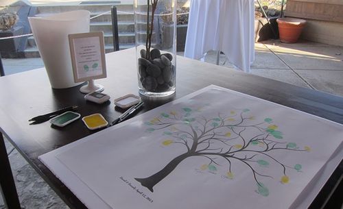 Baum der Wünsche für die Hochzeit mit ihren eigenen Händen