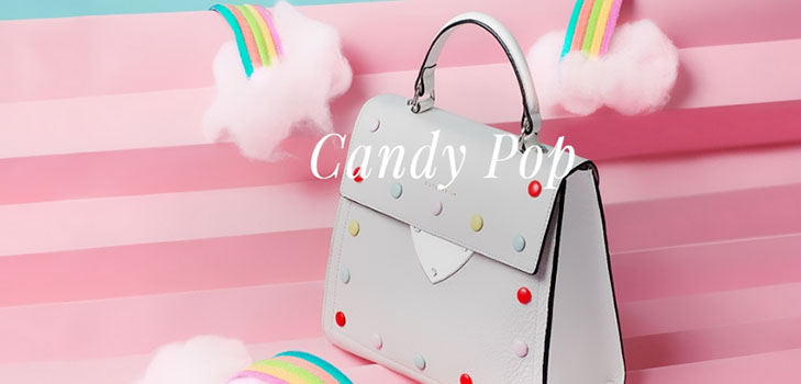 Coccinelle Candy Taschen für einen langweiligen Frühling: die Candy Pop Linie