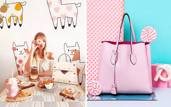 Coccinelle Candy Taschen für einen langweiligen Frühling: die Candy Pop Linie