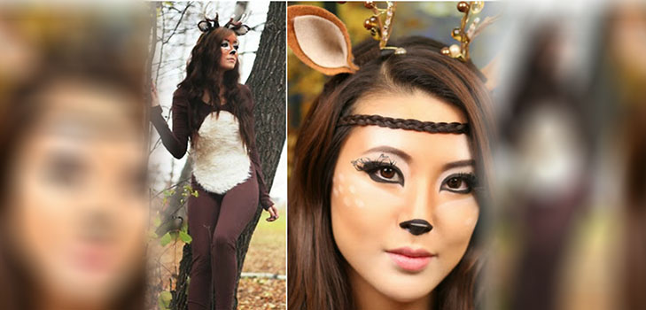 Kostüm für Halloween 2017 für Mädchen und Mädchen