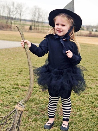 Kostüm für Halloween 2017 für Mädchen und Mädchen