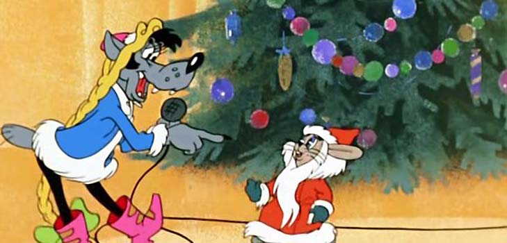 Die besten alten sowjetischen Karikaturen über das neue Jahr, die Liste der Cartoons