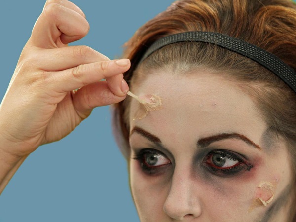 Scary Make-up für Halloween mit Ihren eigenen Händen für Mädchen und Mädchen